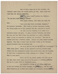 Moe Howard's 18pp. Outline Dated October 1938 for The Three Stooges Film ''Saved by the Belle'' -- With Numerous Annotations in Moe's Hand Throughout -- Very Good Condition